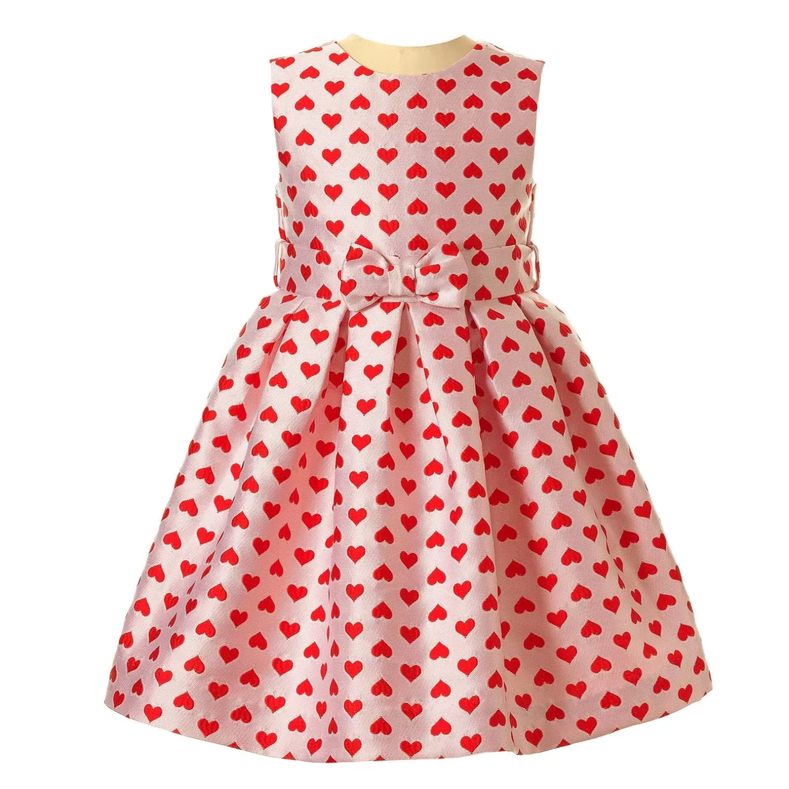 Rachel Riley Heart Damask Dress | Girl Dresses